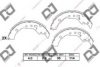 DJ PARTS BS1413 Brake Shoe Set